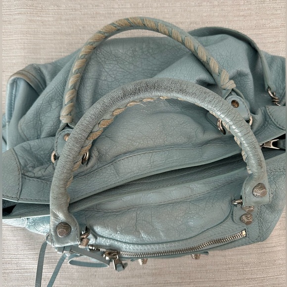 Balenciaga City Handbag in Light Blue - Picture 7 of 9